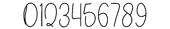 Brightly Shining Font OTHER CHARS