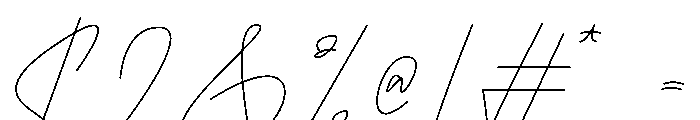 Brightome Font OTHER CHARS