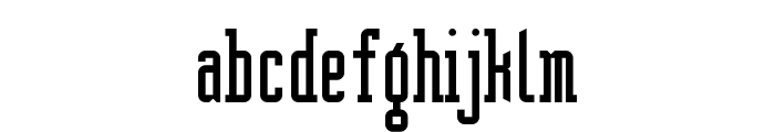Brighton Serif NBP Font LOWERCASE