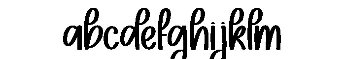 Brighton2 Font LOWERCASE