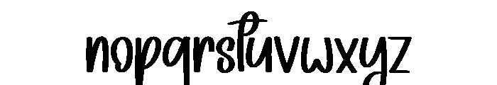 Brighton2 Font LOWERCASE