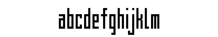 BrightonTwo Square NBP Font LOWERCASE