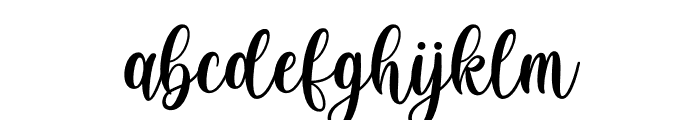 Brightside Font LOWERCASE