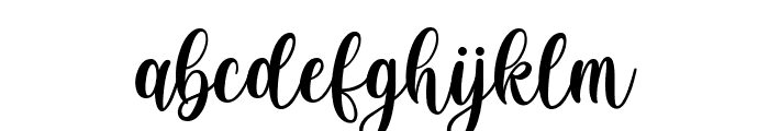 Brightside Font LOWERCASE