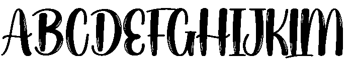 Brightsun Font UPPERCASE