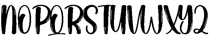 Brightsun Font UPPERCASE