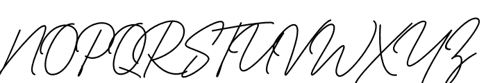 Brigitha Signature Font UPPERCASE