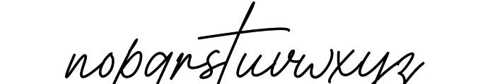 Brigitha Signature Font LOWERCASE