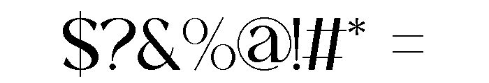 Brilega Fadone Font OTHER CHARS