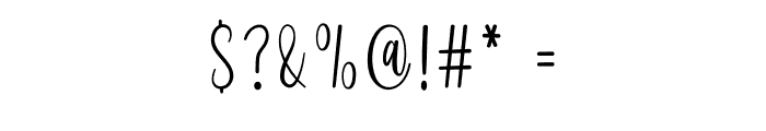 Briliant Calligraph Font OTHER CHARS