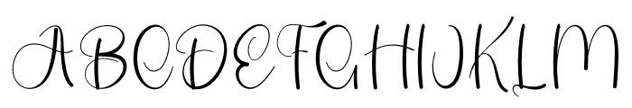 Briliant Calligraph Font UPPERCASE