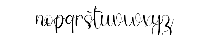 Briliant Calligraph Font LOWERCASE