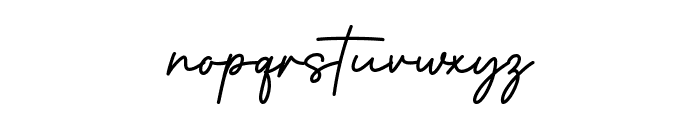 Brilliance Signature Font LOWERCASE