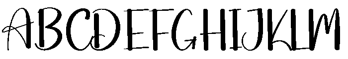 Brilliant Beauty Font UPPERCASE