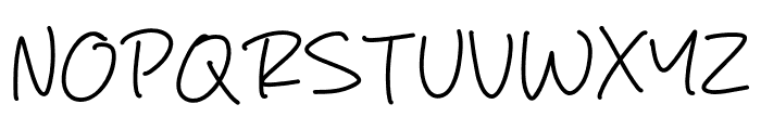 Brilliant Moment Font UPPERCASE