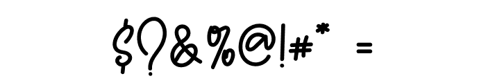 Brilliant Signature Font OTHER CHARS