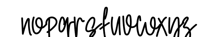 Brilliant Signature Font LOWERCASE