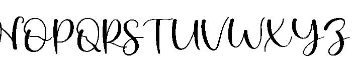 Brilliant Soulmate Font UPPERCASE