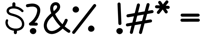 Brima Font OTHER CHARS