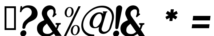Brimborion Italique Font OTHER CHARS
