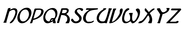 Brin Athyn Condensed Italic Font LOWERCASE