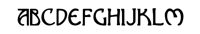 Brin Athyn Condensed Font LOWERCASE