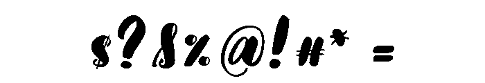 Brista Font OTHER CHARS
