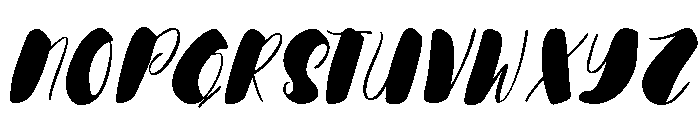 Brista Font UPPERCASE