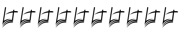 Brittanict Script Font OTHER CHARS