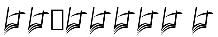 Brittanict Script Font OTHER CHARS