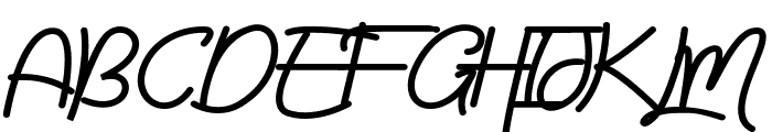 Brittanict Script Font UPPERCASE