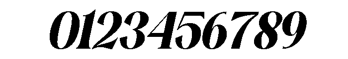 Brittany Example Italic Font OTHER CHARS