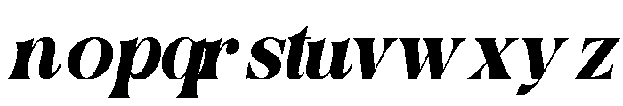 Brittany Example Italic Font LOWERCASE