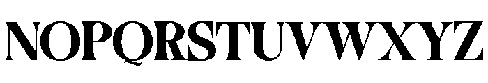 Brittany Example Regular Font UPPERCASE