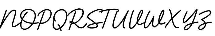 Brittney Signature DEMO! DEMO! Font UPPERCASE