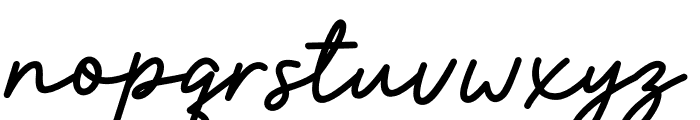 Brittney Signature DEMO! DEMO! Font LOWERCASE