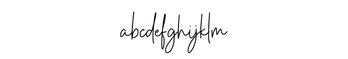 Brittney Signature Font LOWERCASE