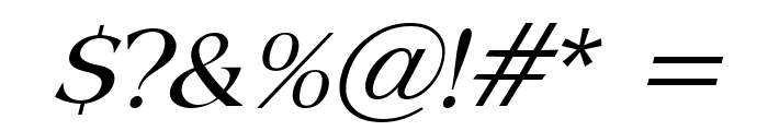 Broadsheet LDO Italic Font OTHER CHARS