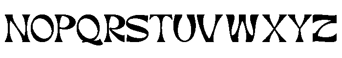 Broca Regular Font UPPERCASE