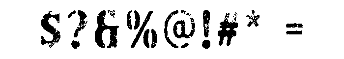 BrocadesSerif-Demo Font OTHER CHARS
