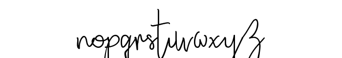 Broetown Signature Font LOWERCASE