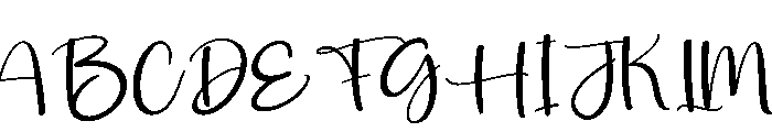 Broisther Font UPPERCASE