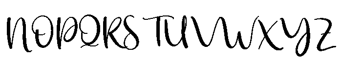 Broisther Font UPPERCASE