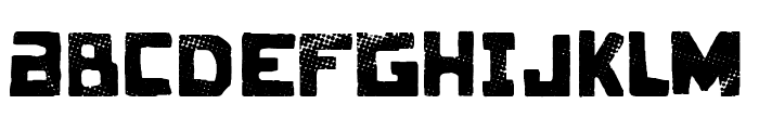 Broken Family Font UPPERCASE