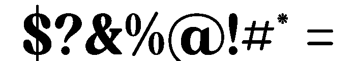 Broken Relent Font OTHER CHARS