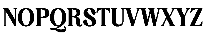 Broken Relent Font UPPERCASE