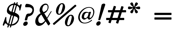 Brokgauz & Efron Italic Font OTHER CHARS