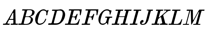 Brokgauz & Efron Italic Font UPPERCASE