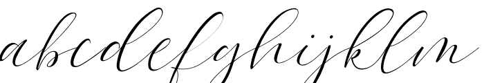 Bromo Plateau Script Font LOWERCASE