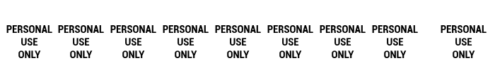 Bromount Personal Use Only Font OTHER CHARS